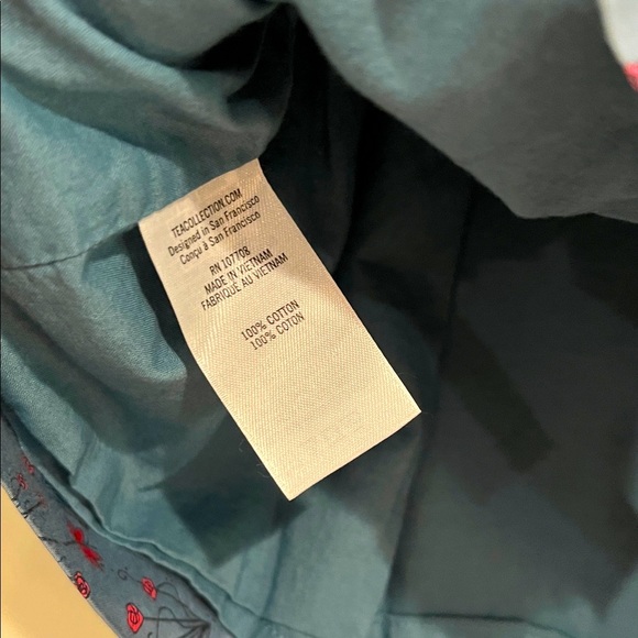 TEA Collection Aviemore Empire Dress Floral Long Sleeve Lined Cotton Girls 3T - Picture 7 of 8